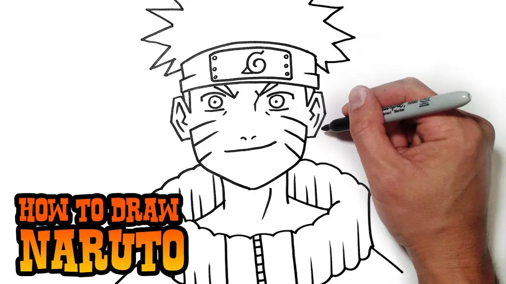 Gambar Naruto berlatih keras