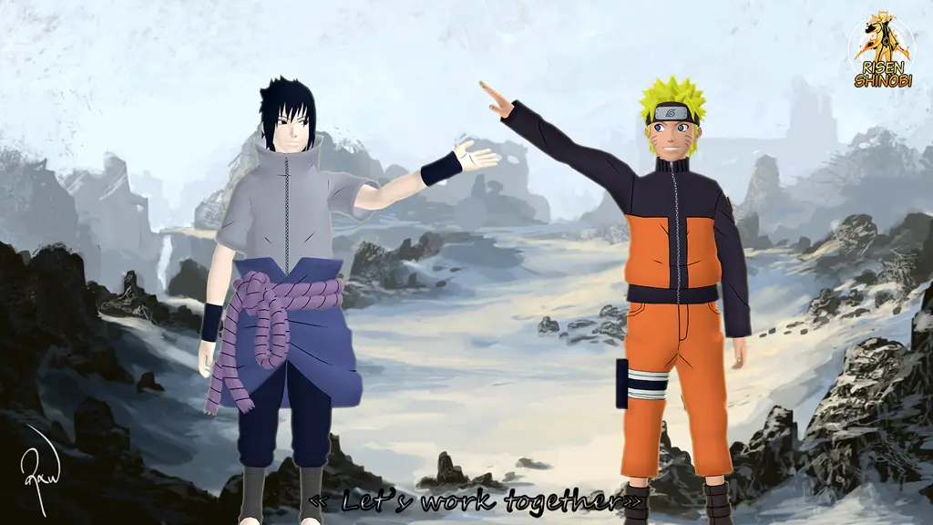 Gambar Naruto berlatih