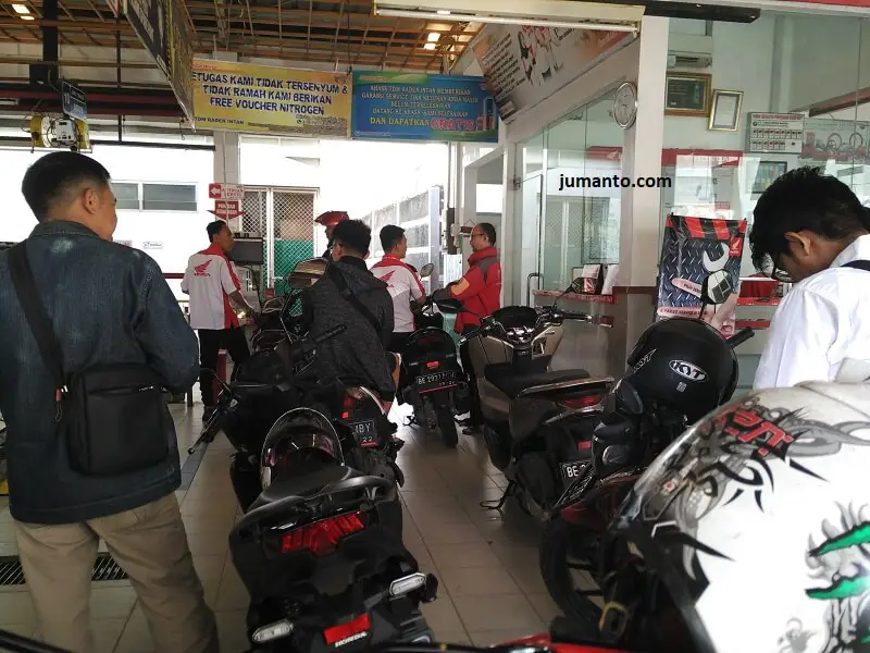 Gambar Servis Honda di Bandar Lampung