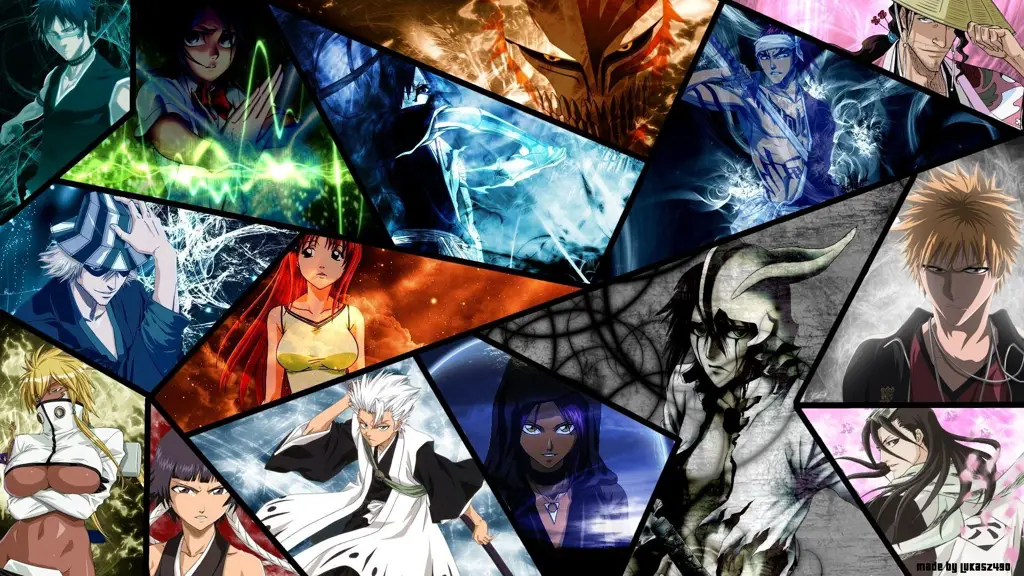 Layar Komputer Menampilkan Anime Bleach Layar Komputer Menampilkan Anime Bleach