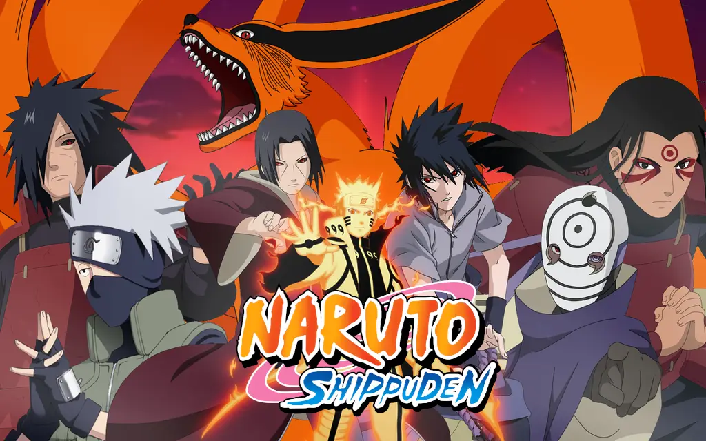 Antarmuka layanan streaming Naruto