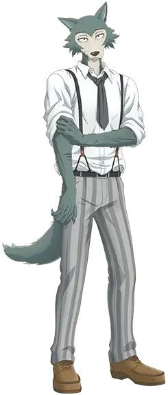 Gambar Legousi, serigala abu-abu dari Beastars