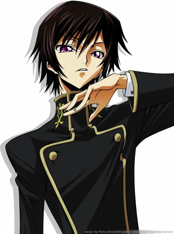 Gambar Lelouch Lamperouge dari Code Geass