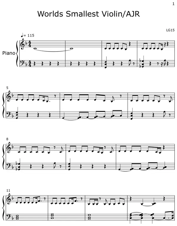 Gambar lembaran musik piano dan biola