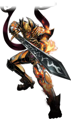 Gambar Leon Luis, protagonis dalam Garo: The Divine Flame