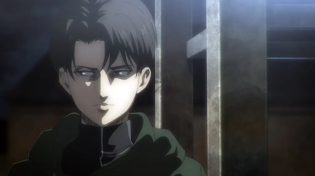 Gambar Levi Ackerman di season terakhir Shingeki no Kyojin