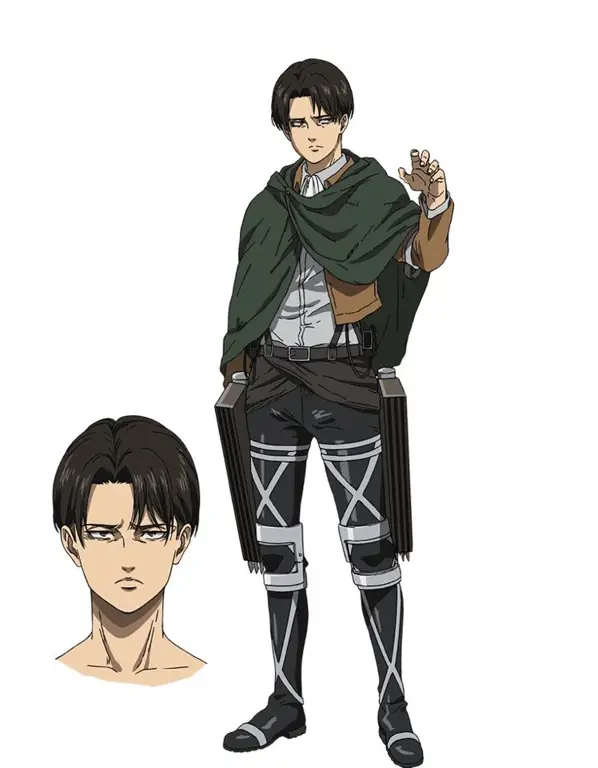 Gambar Levi Ackerman dalam Attack on Titan