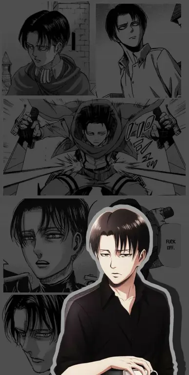 Gambar Levi Ackerman di Attack on Titan Season 1