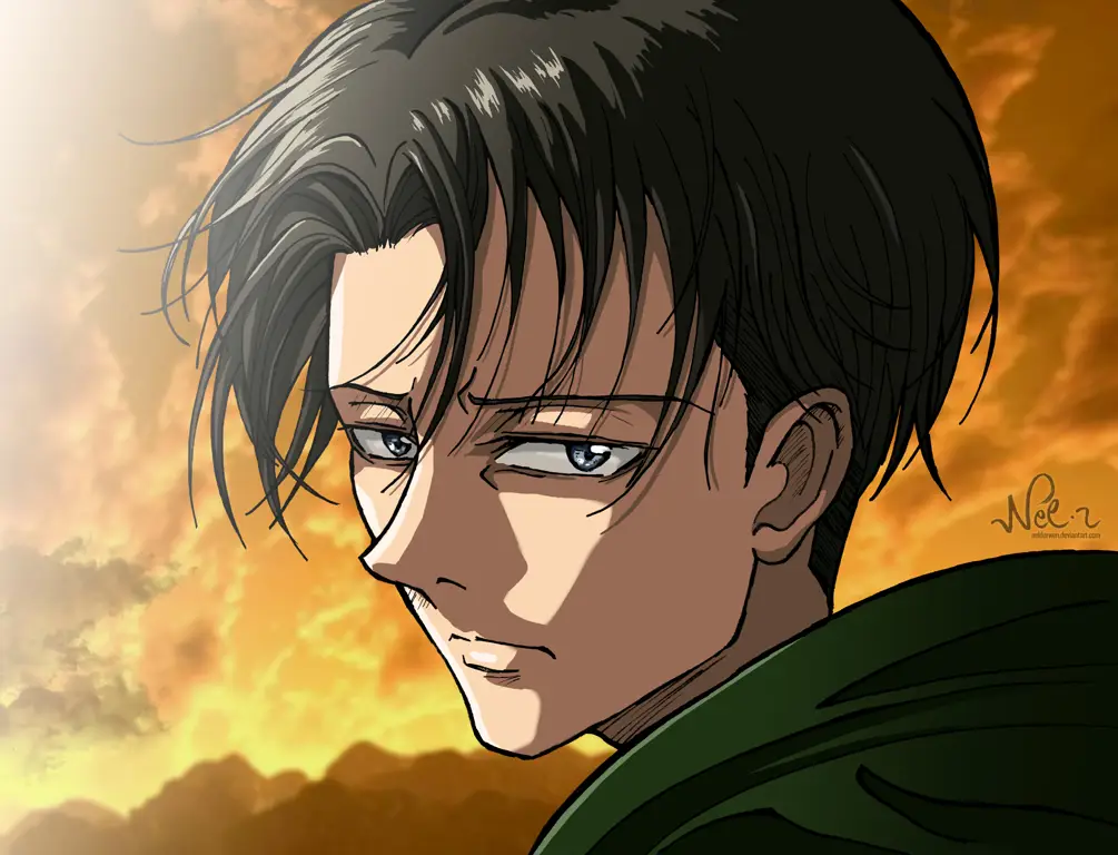 Gambar Levi Ackerman dari Attack on Titan