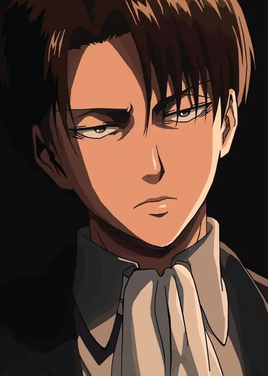 Gambar Levi Ackerman dalam Attack on Titan