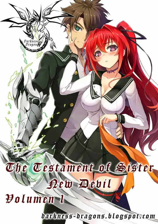 Gambar light novel Shinmai Maou no Testament