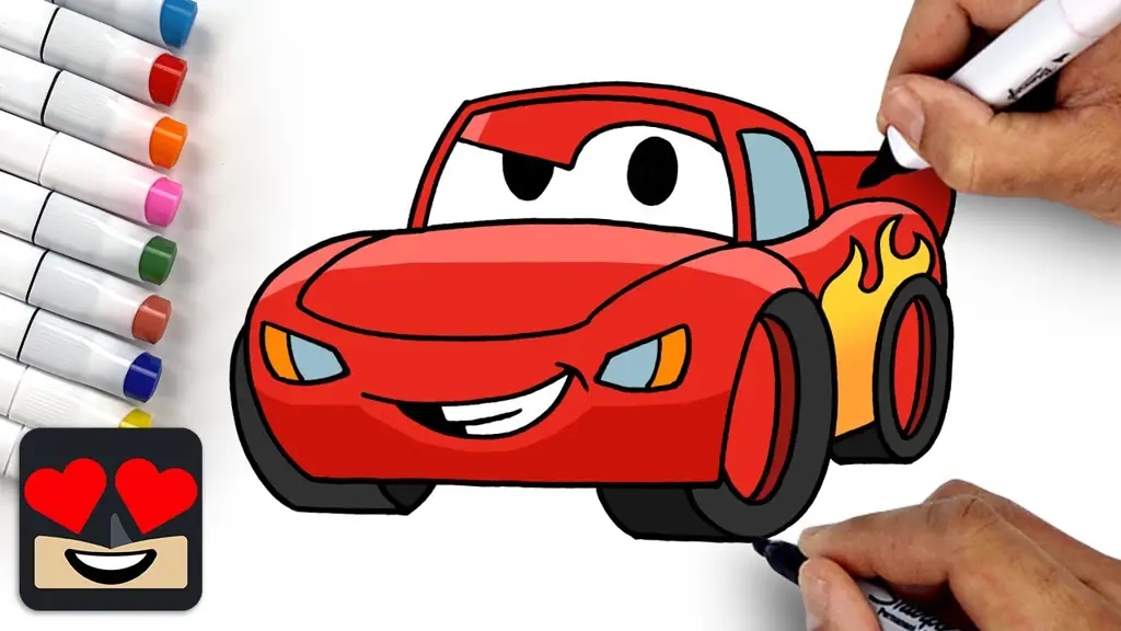 Gambar kartun Lightning McQueen