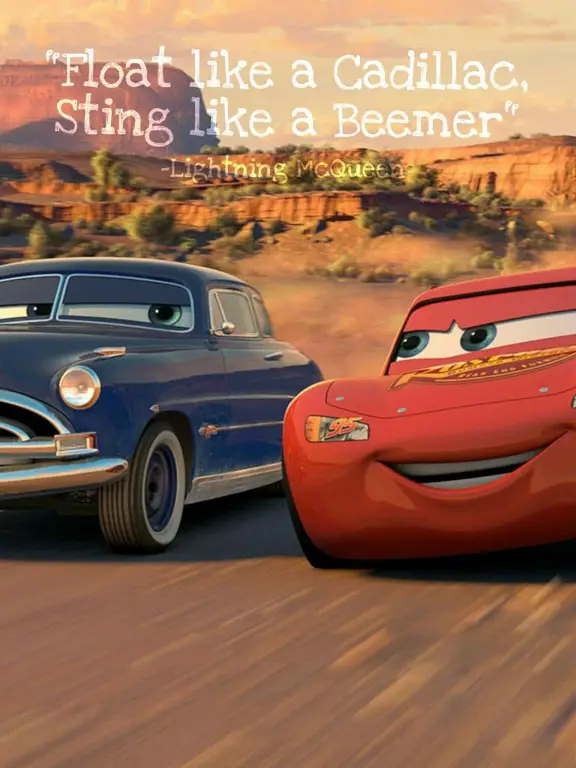 Karakter Lightning McQueen dalam film Cars