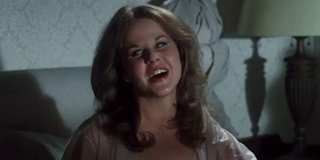 Linda Blair sebagai Regan MacNeil di film The Exorcist