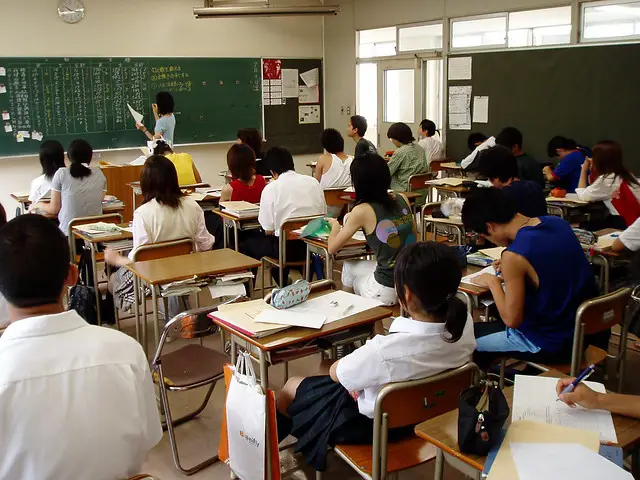 Suasana kelas sekolah di Jepang