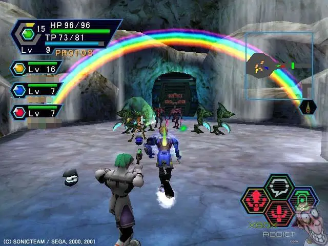 Lingkungan dunia Phantasy Star Online 1