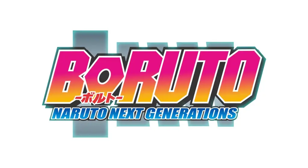 Logo resmi anime Boruto