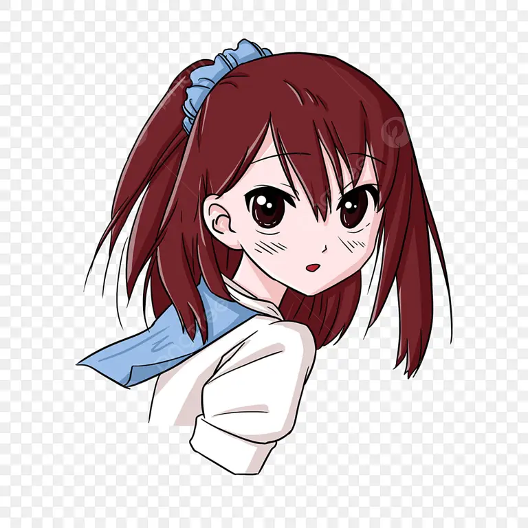 Contoh logo anime imut bertema gadis