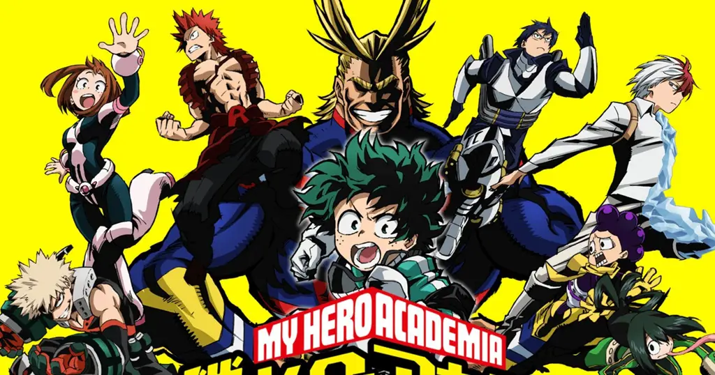 Logo resmi dari Boku no Hero Academia