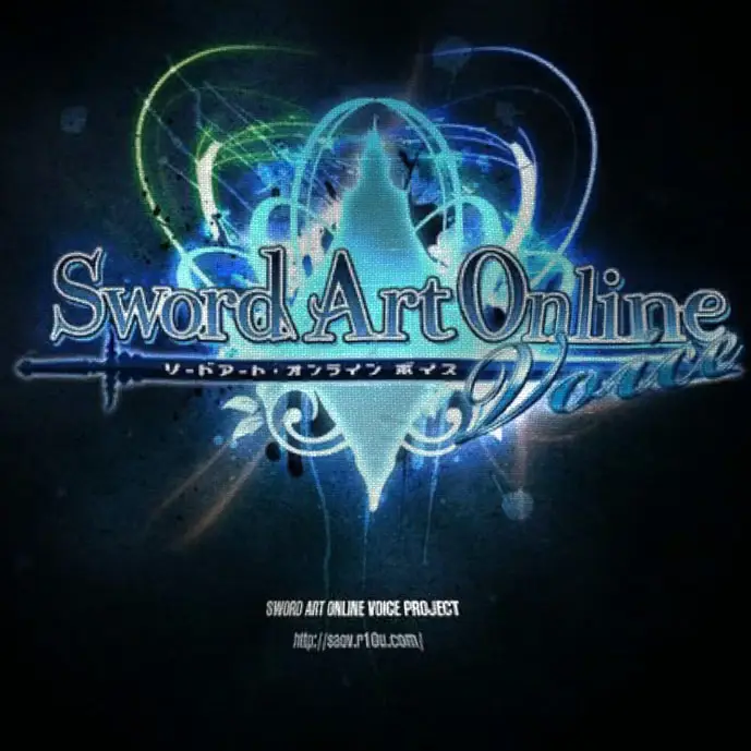 Logo dari serial anime Sword Art Online Logo Sword Art Online