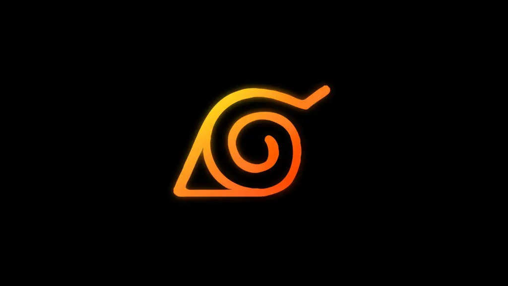 Contoh logo anime minimalis Naruto