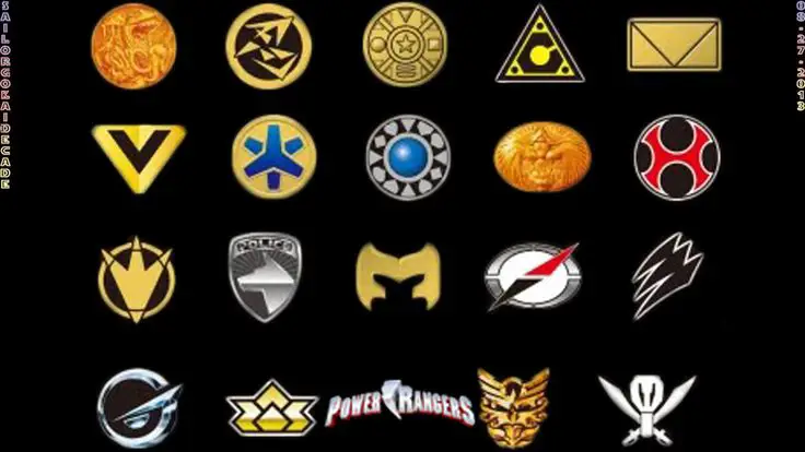 Logo Power Rangers Turbo yang ikonik.