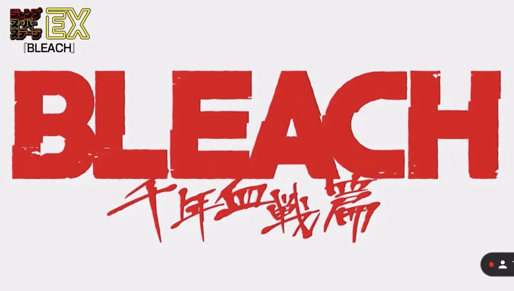 Logo anime Bleach