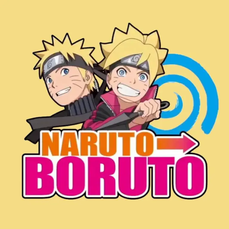 Logo resmi anime Boruto Logo anime Boruto