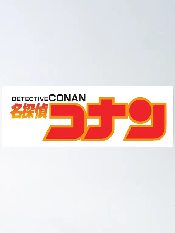 Logo resmi anime Detective Conan Logo Anime Detective Conan