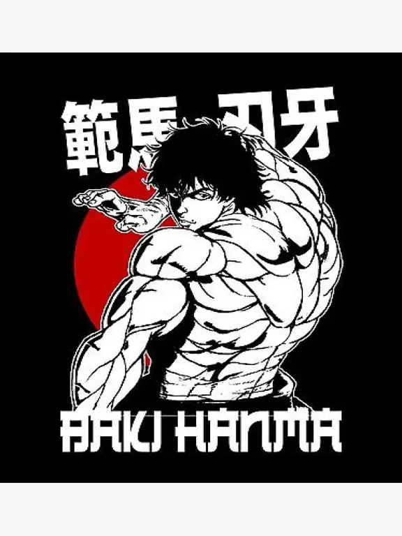 Logo anime Baki Hanma