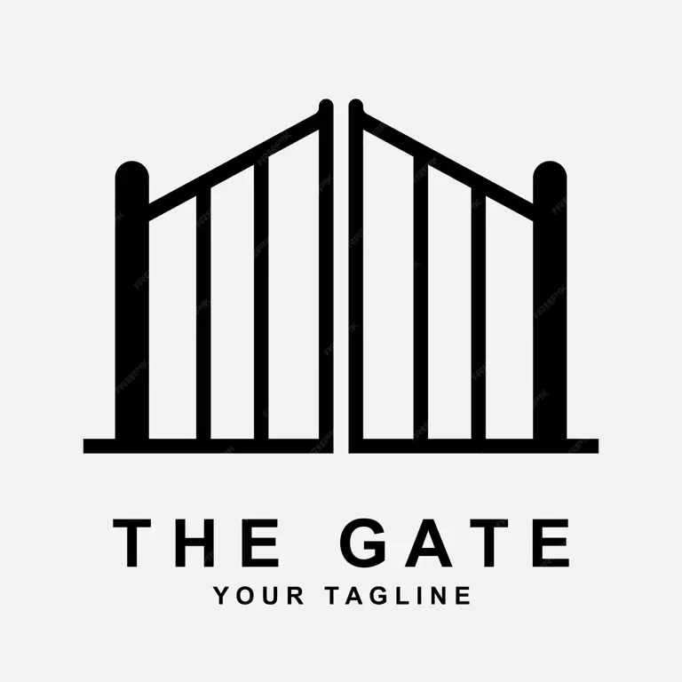 Logo resmi dari serial anime The New Gate Logo anime The New Gate