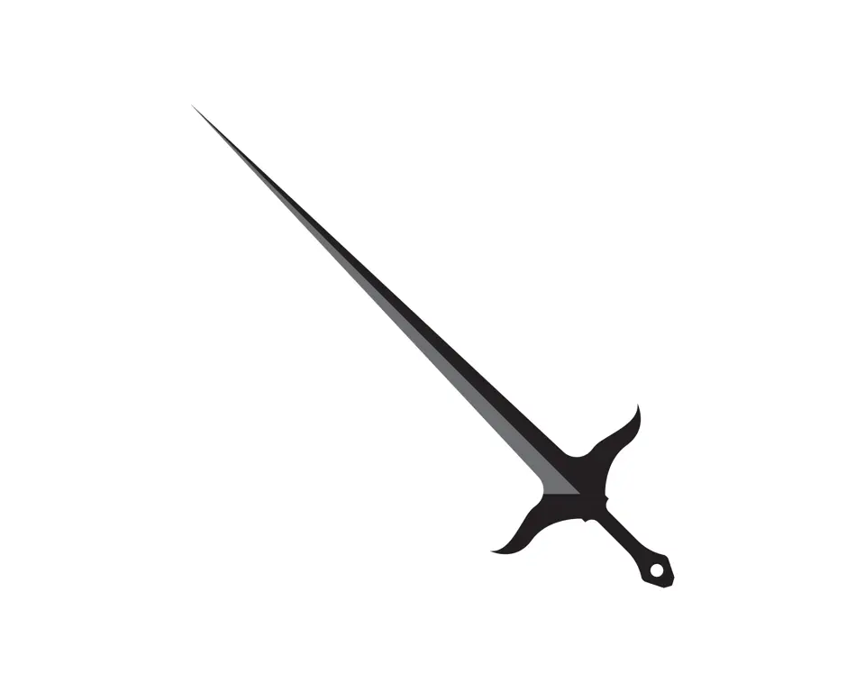 Logo resmi dari serial Sword Art Online Logo Sword Art Online