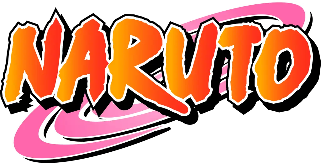 Logo resmi serial anime Naruto Logo serial anime Naruto