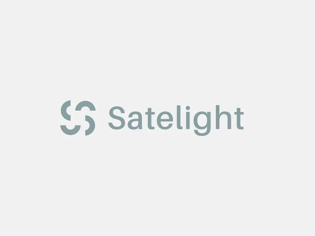 Logo resmi dari studio animasi Satelight