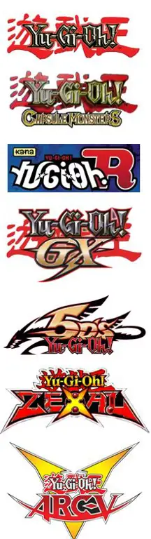 Logo dari berbagai seri Yu-Gi-Oh!