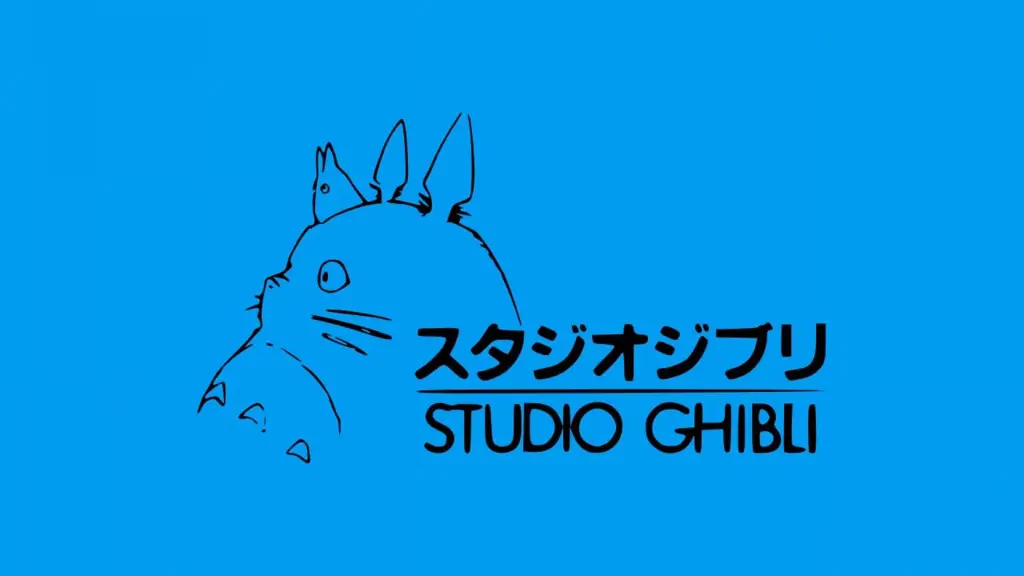 Logo Studio Ghibli, rumah produksi film Princess Mononoke.