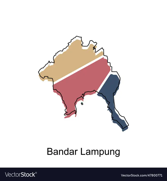 Peta Bandar Agung, Lampung Tengah