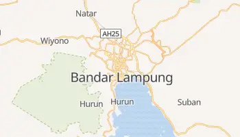 Peta kota Bandar Lampung