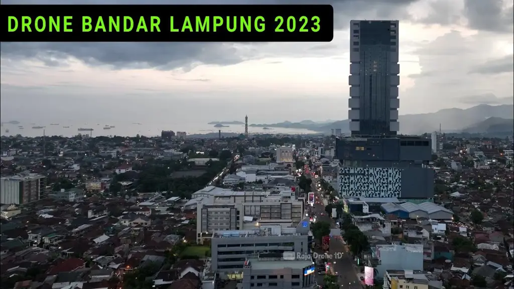 Pemandangan Kota Bandar Lampung