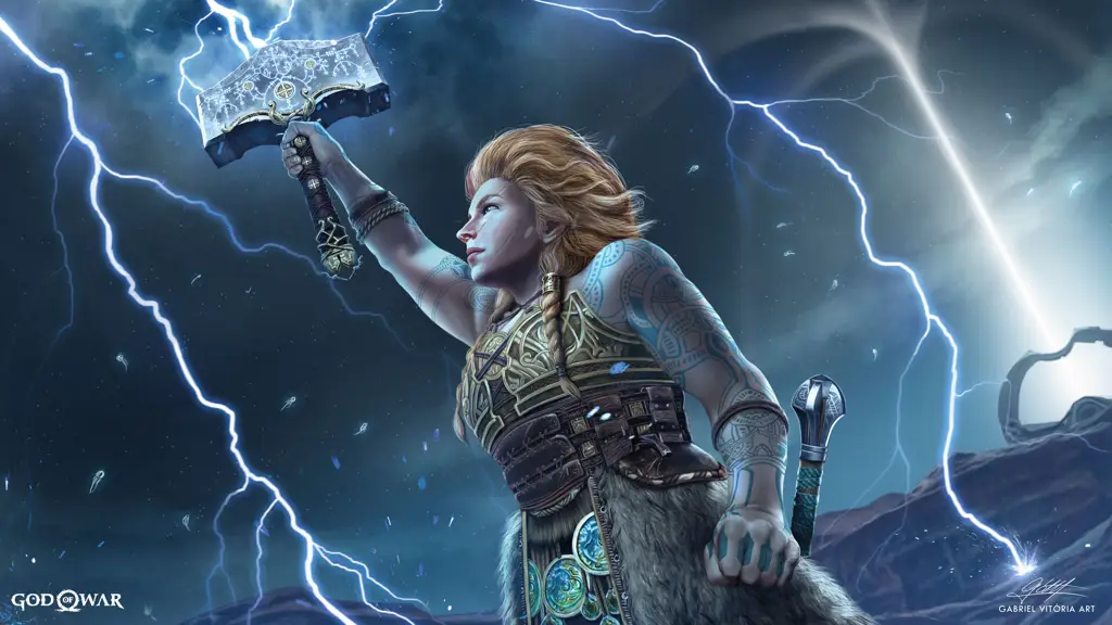 Ilustrasi Ragnarok, kehancuran dunia Nordik