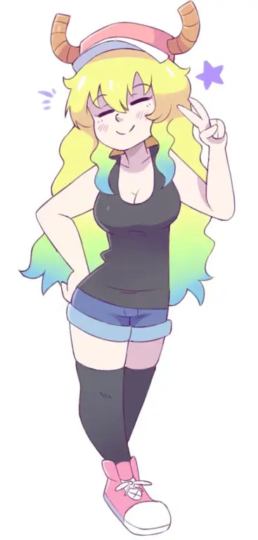 Lucoa dan Elma dalam Maid Dragon