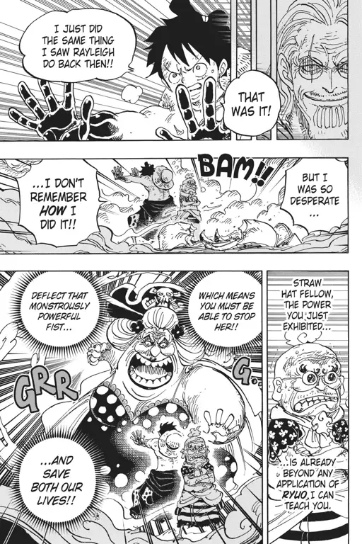 Luffy dalam manga One Piece chapter 947