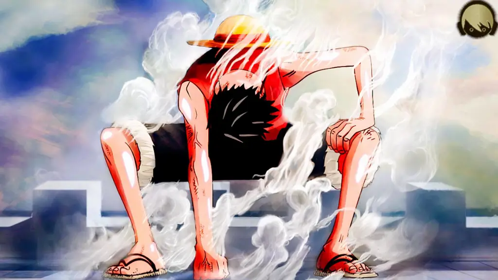 Gambar Luffy dengan pose epik