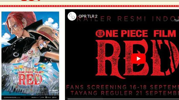 Luffy dalam film One Piece Film: Red