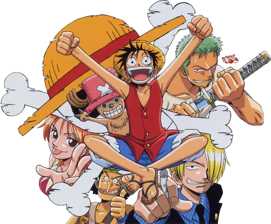 Gambar Luffy, tokoh utama One Piece