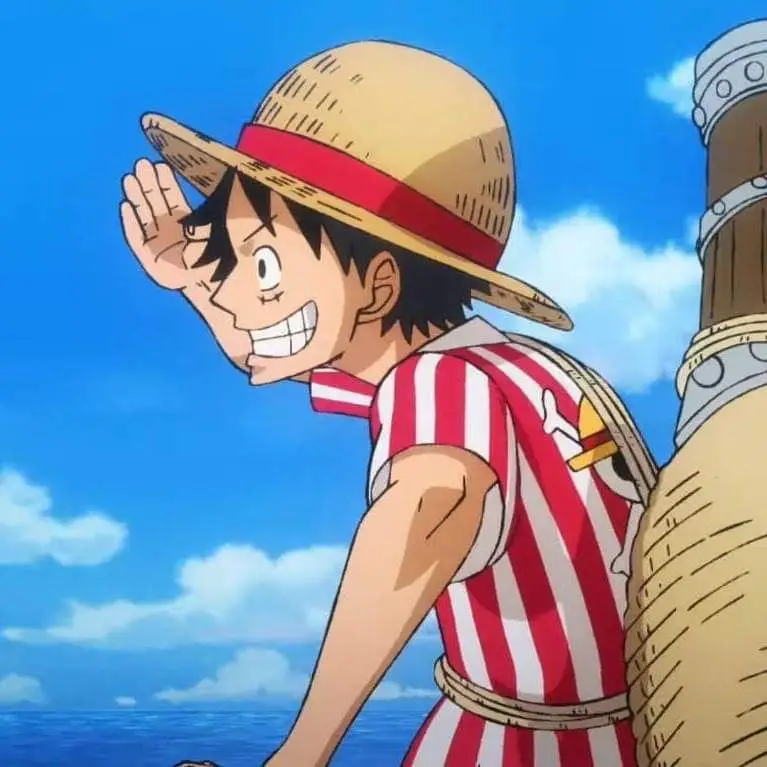 Luffy dan kru Topi Jerami dalam film One Piece Stampede