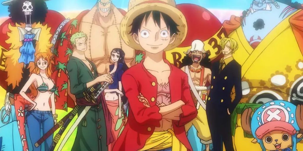 Gambar para karakter utama One Piece