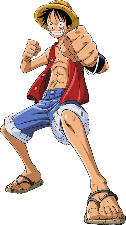 Gambar Luffy si tokoh utama One Piece