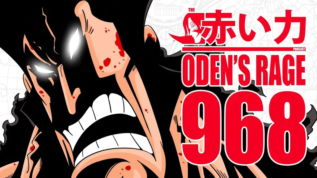 Gambar Luffy dan Oden dalam One Piece episode 968