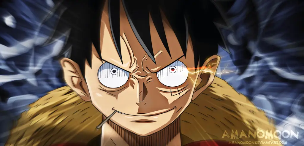 Luffy menggunakan Haki